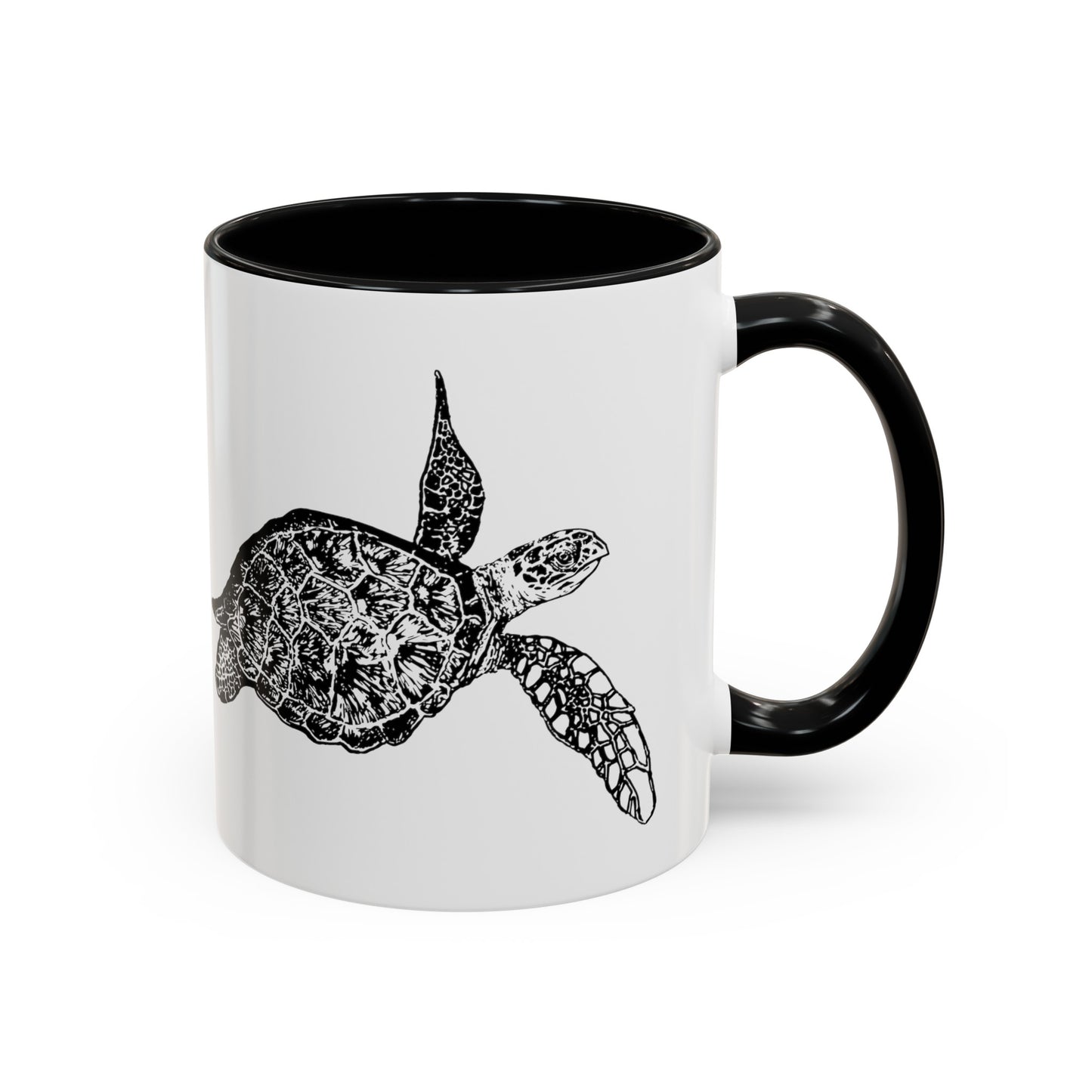 Sea Turtle Accent Coffee Mug, 11oz