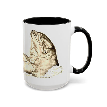 Kekaimalu Wholphin Accent Coffee Mug, 11oz