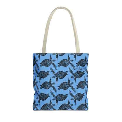 Sea Turtle Tote Bag Blue (AOP)