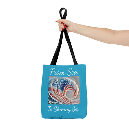 Flag Ocean Tote Bag (AOP)