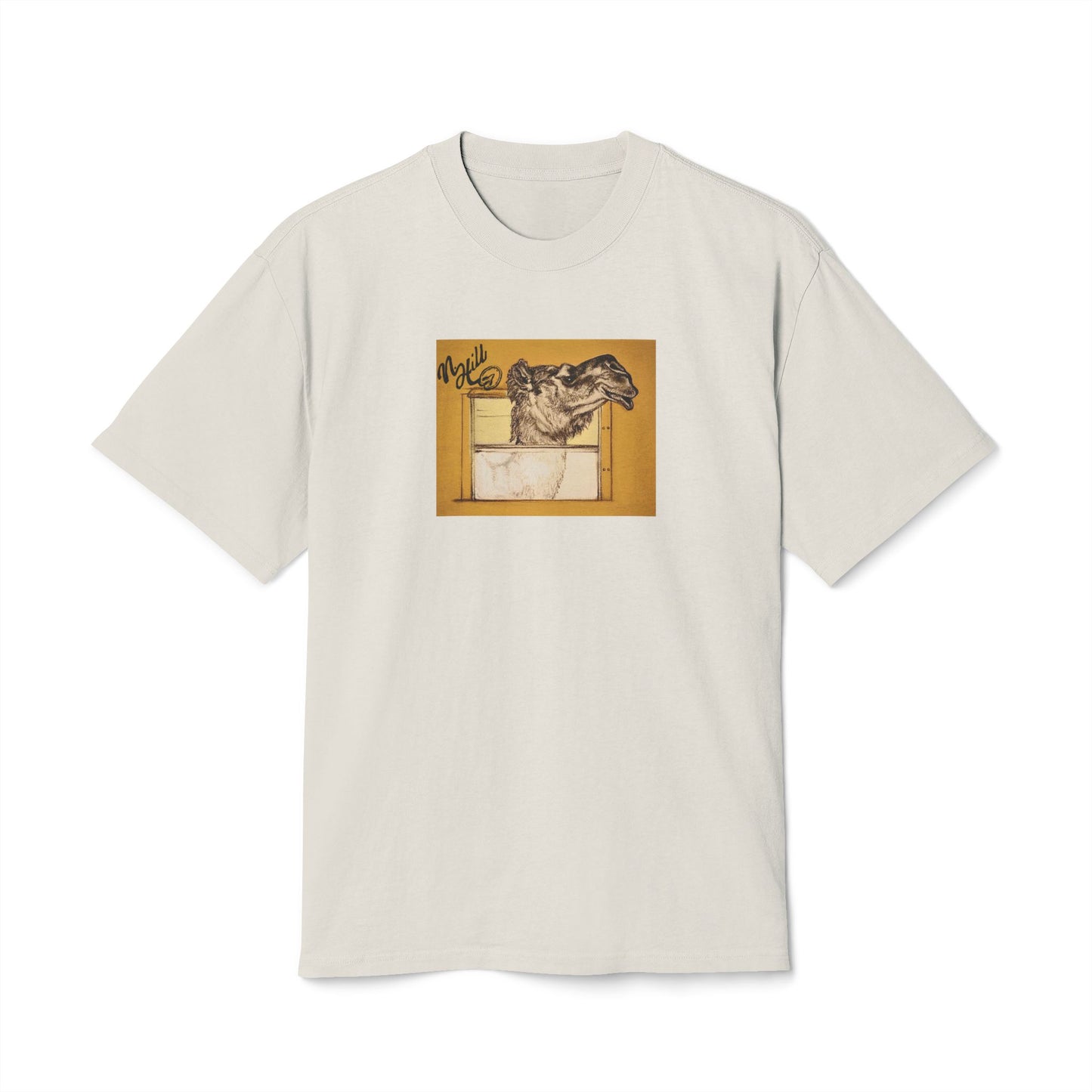 Bussin Clyde The Camel Unisex Heavy Faded Tee