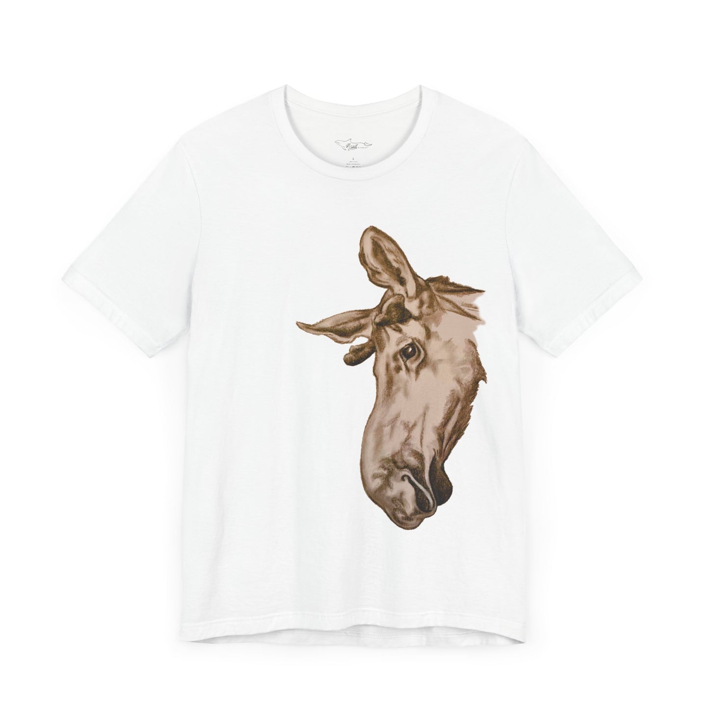 Curious Moose Unisex Jersey Short Sleeve Tee