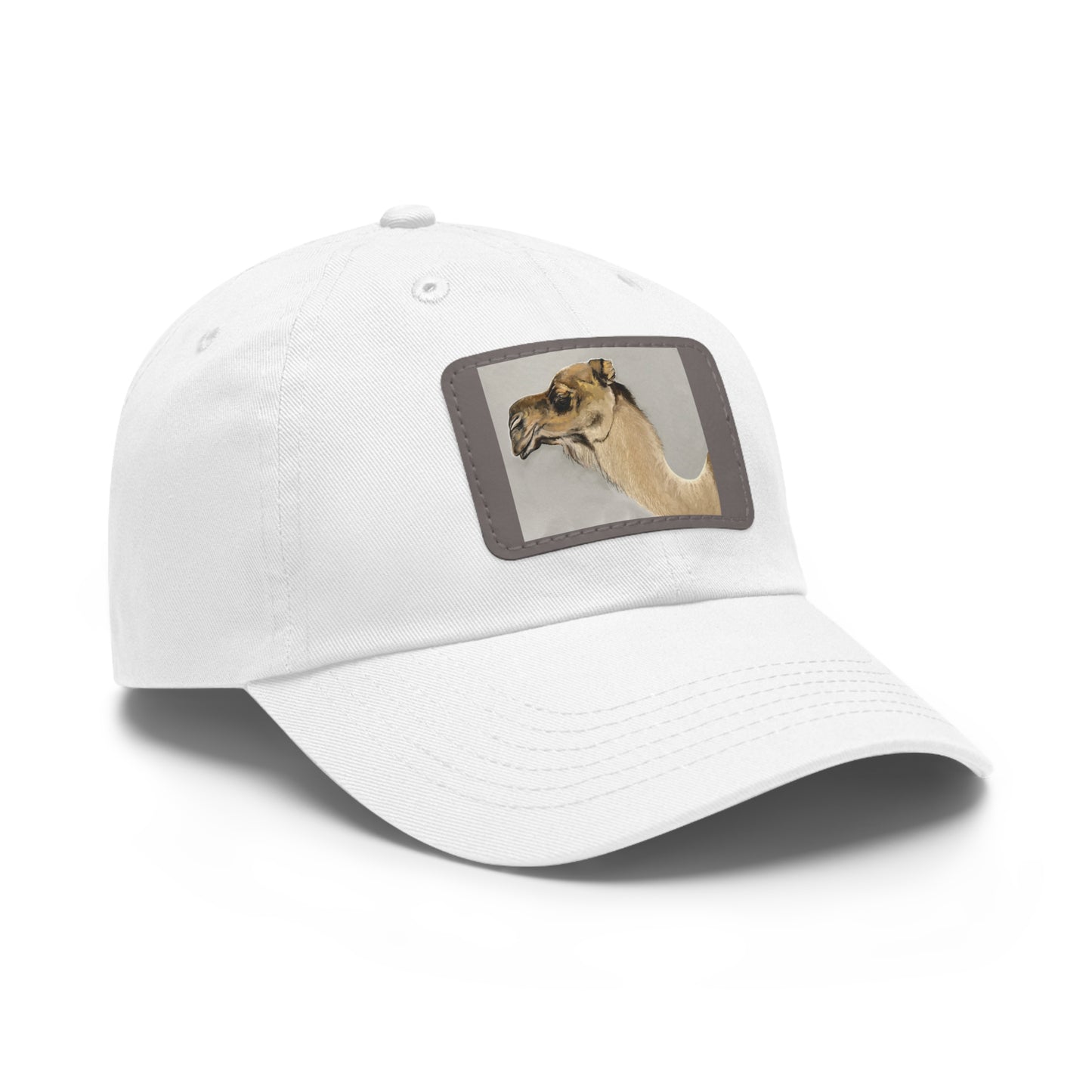 Clyde The Camel Hat with Leather Patch (Rectangle)