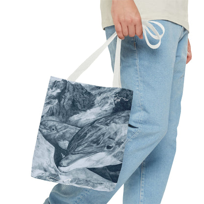 Dolphin Summit Tote Bag (AOP)