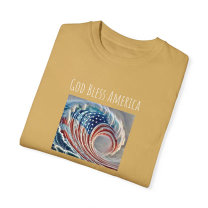 God Bless America Unisex Garment-Dyed T-shirt