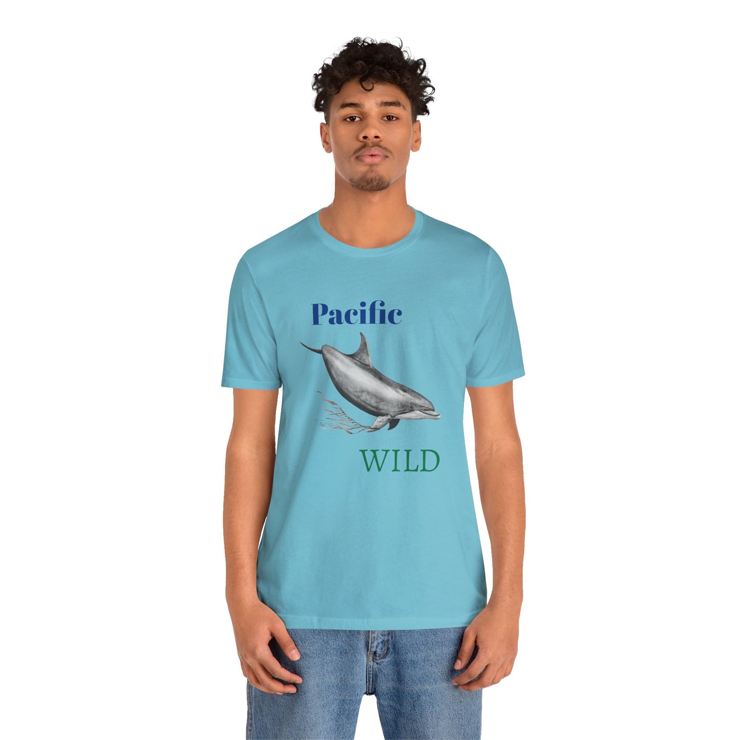 Pacific Wild Dolphin Unisex Jersey Short Sleeve Tee