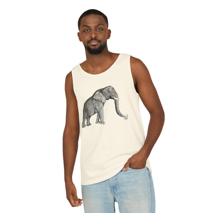 Elephant Unisex Garment-Dyed Tank Top