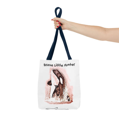 Brave Little Hunter Orca Tote Bag (AOP)