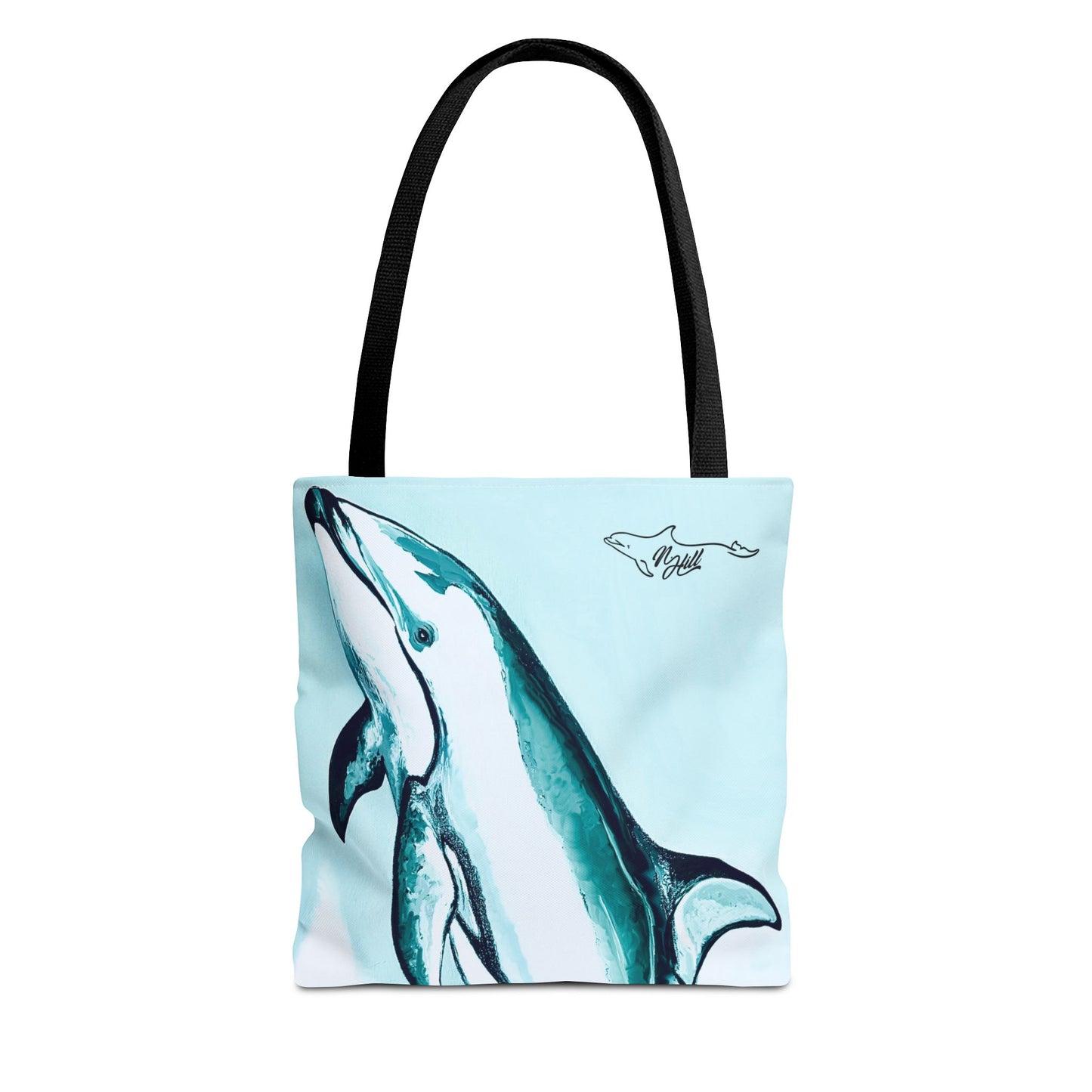 Pacific White Sided Dolphin Tote Bag (AOP)