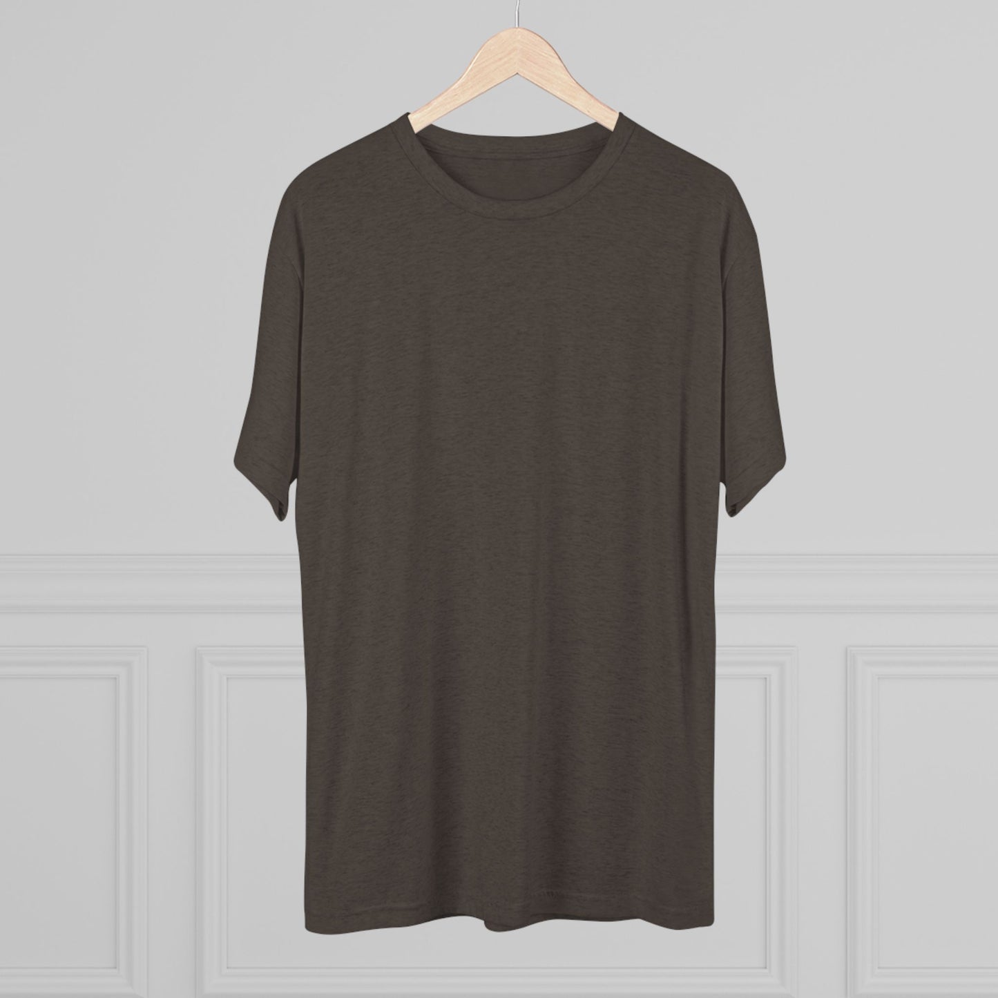 Deep Thinker Octopus Unisex Tri-Blend Back Print Crew Tee