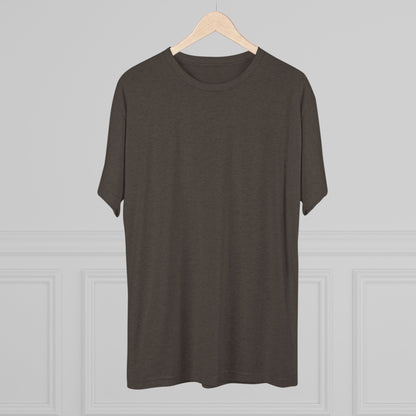 Deep Thinker Octopus Unisex Tri-Blend Back Print Crew Tee