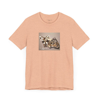 Peanut and Fred Unisex Jersey Short Sleeve Tee