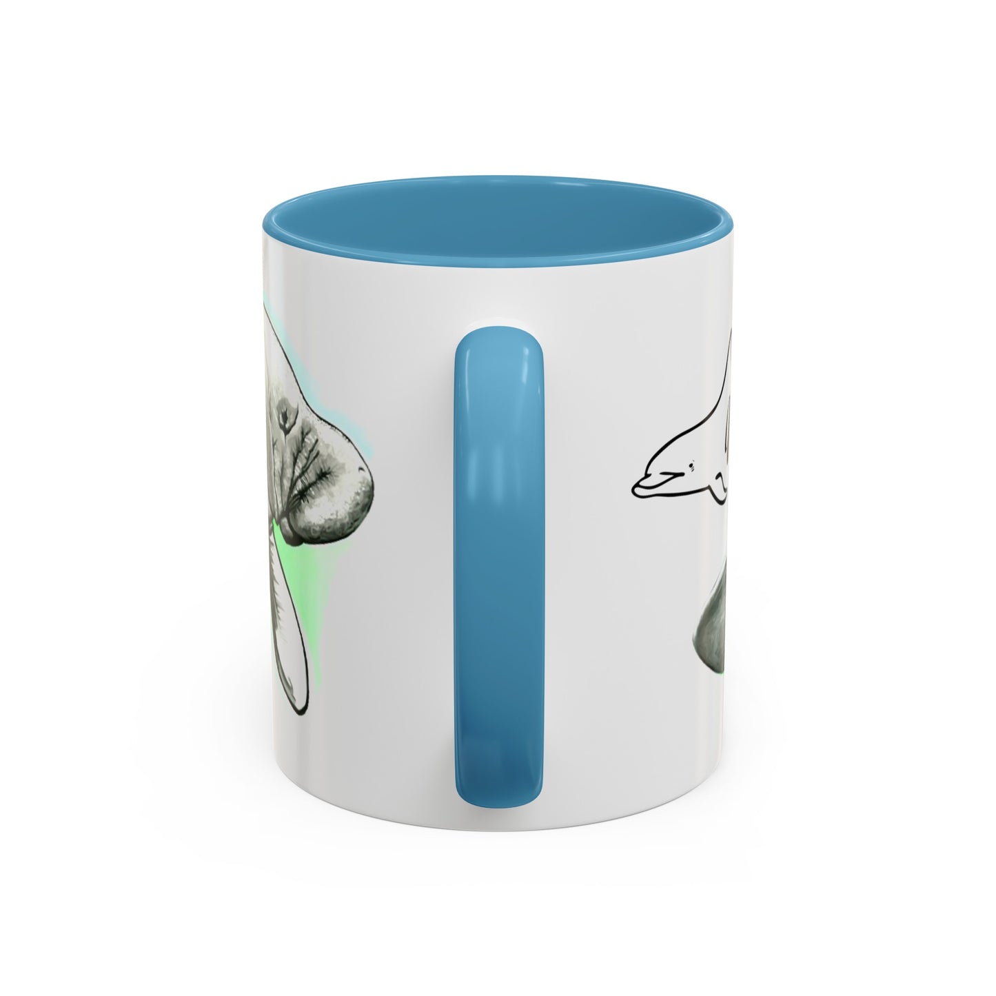 Manatee Accent Coffee Mug (11, 15oz)