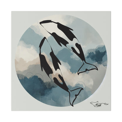 Orcas World Matte Canvas 12" x 16", Stretched, 0.75"