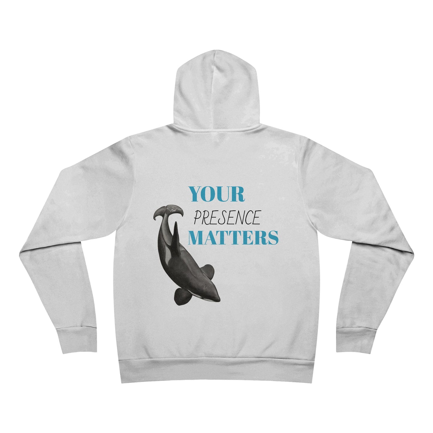 Orca Presence Unisex Sponge Fleece Pullover Hoodie