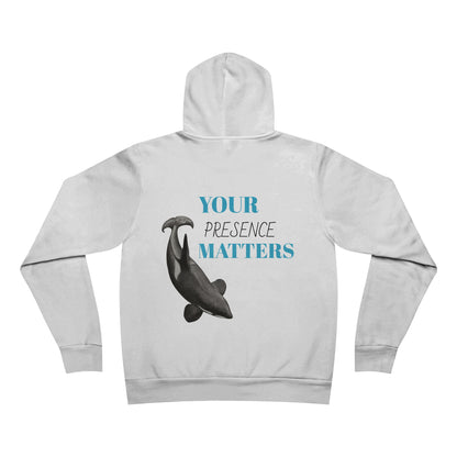 Orca Presence Unisex Sponge Fleece Pullover Hoodie