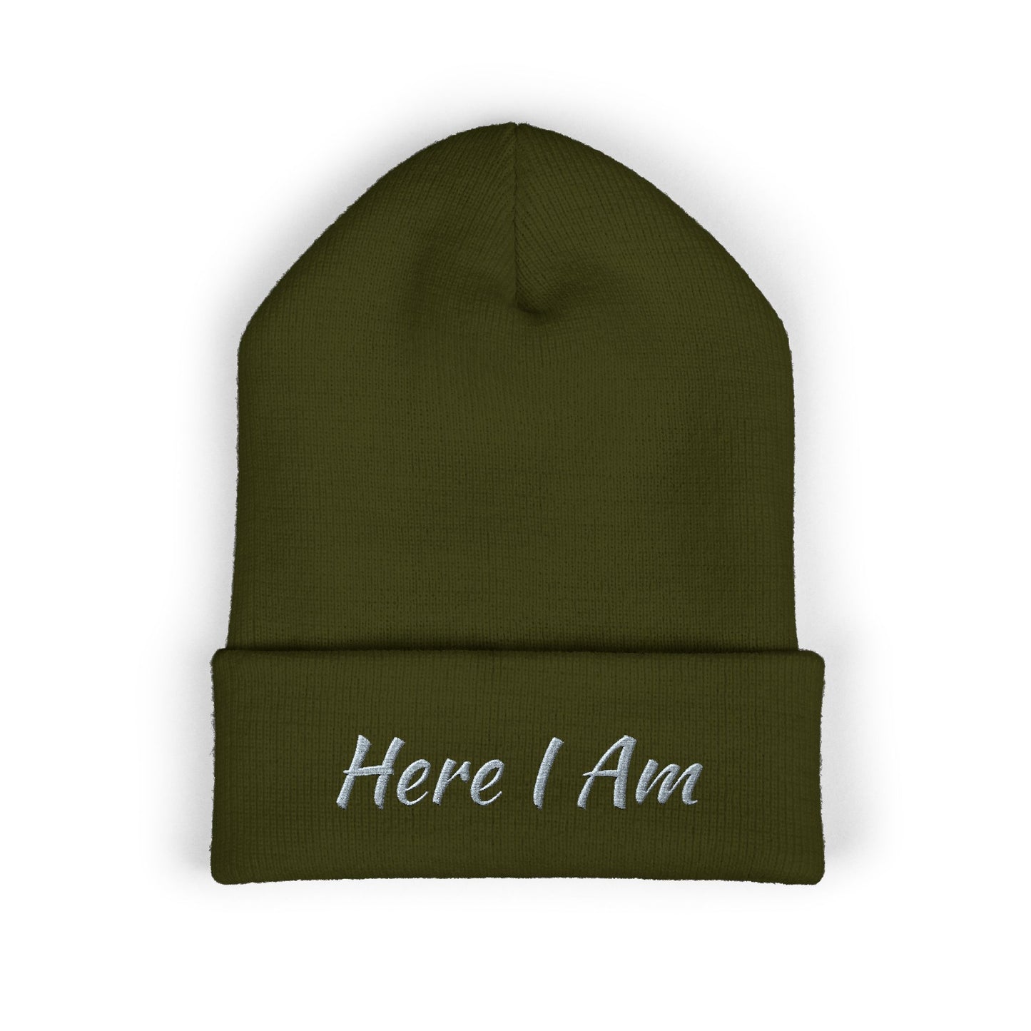 Here I Am Classic Cuffed Beanie (Embroidery)