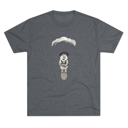 Geronimo Parachuting Idaho Beaver Unisex Tri-Blend Crew Tee