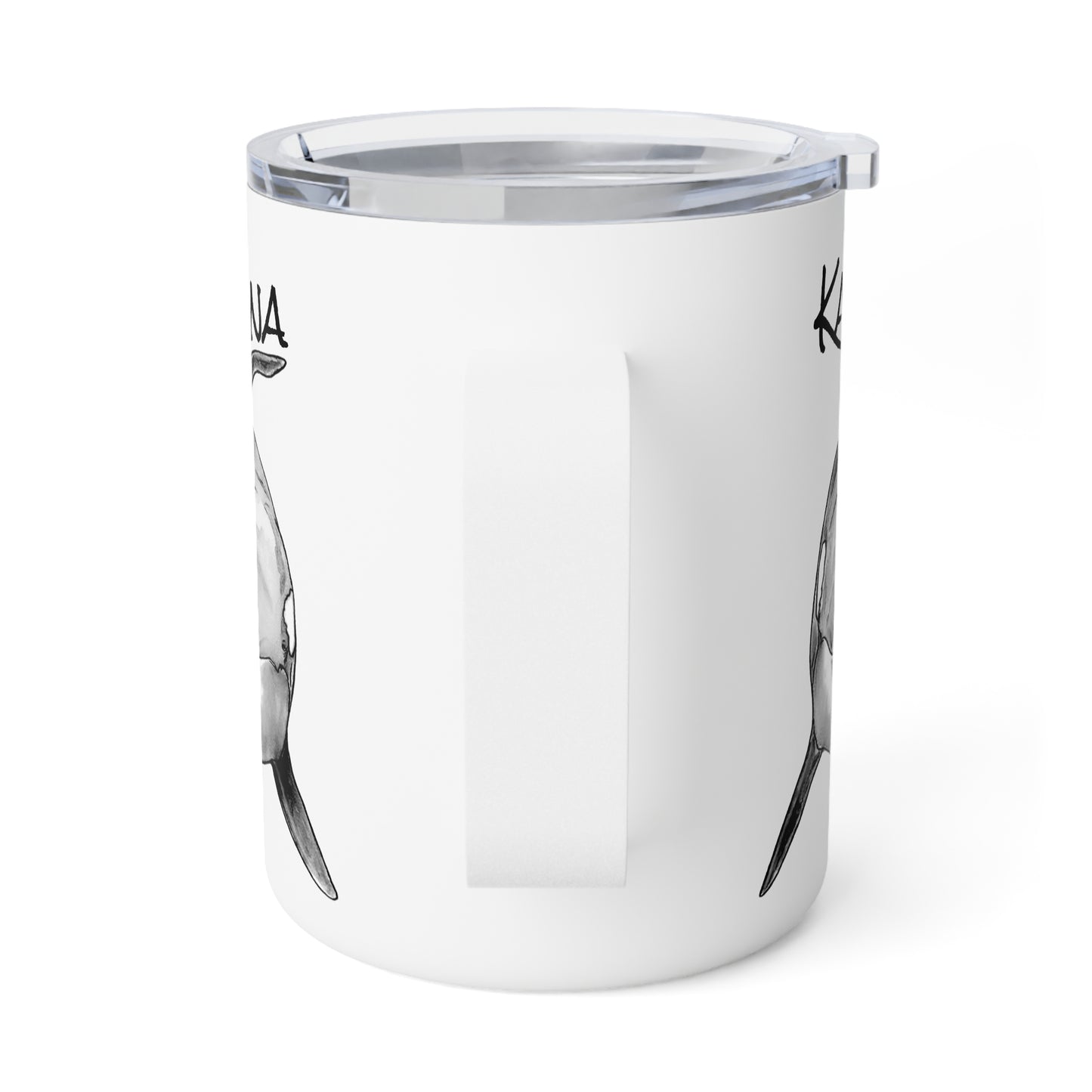 Katina Orca Whale Insulated Coffee Mug, 10oz