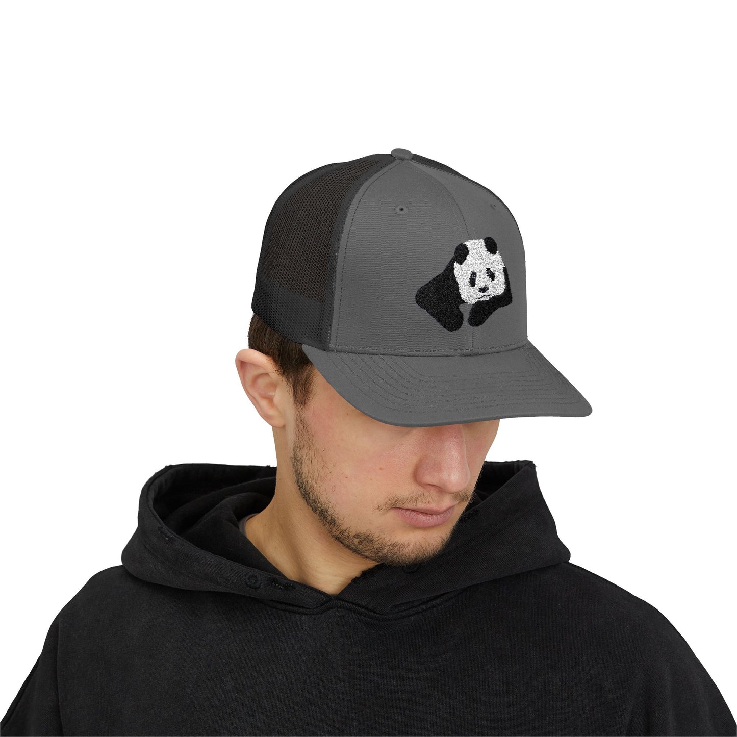 Panda Snapback Trucker Cap