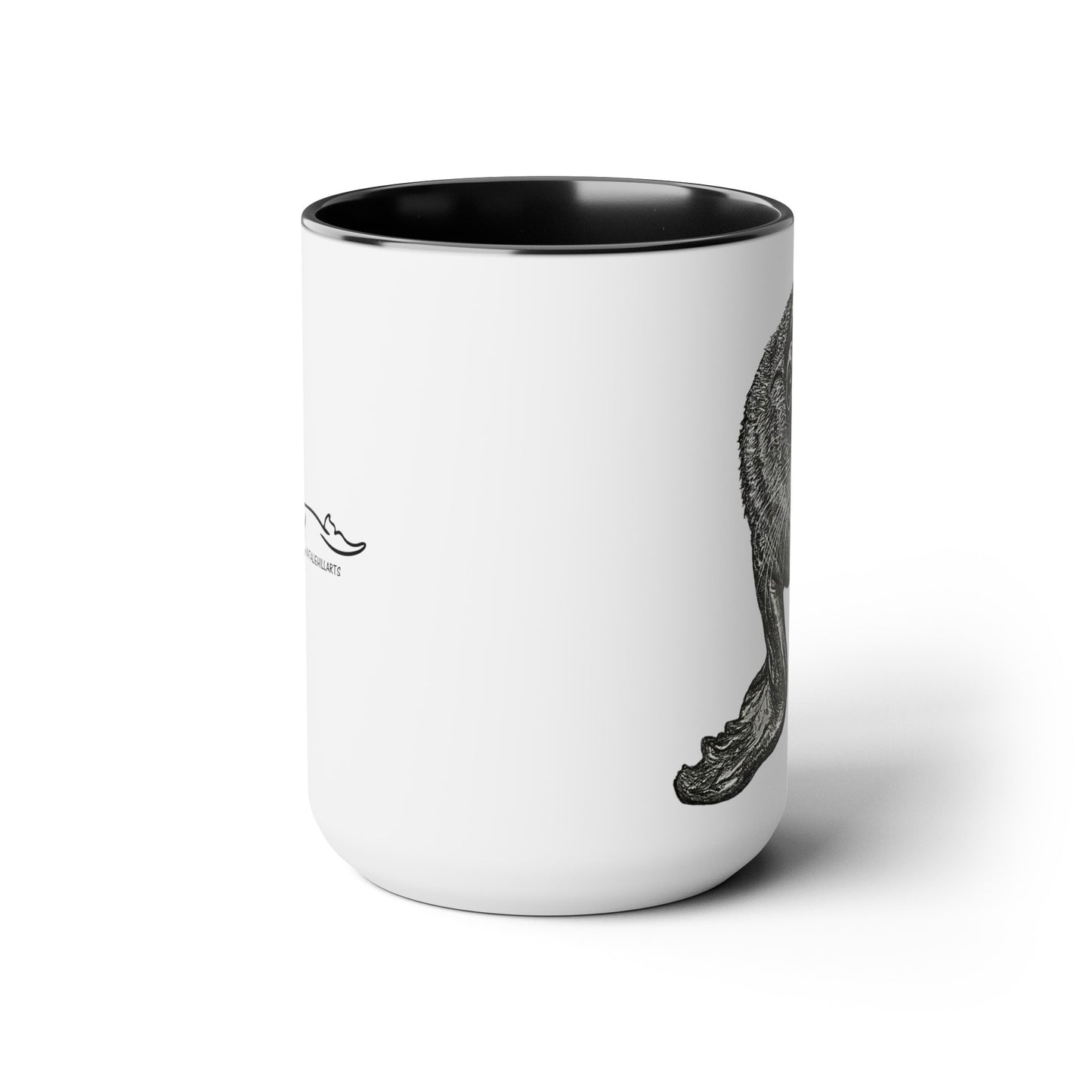 Sea Lion Pup Two-Tone Coffee Mugs, 15oz