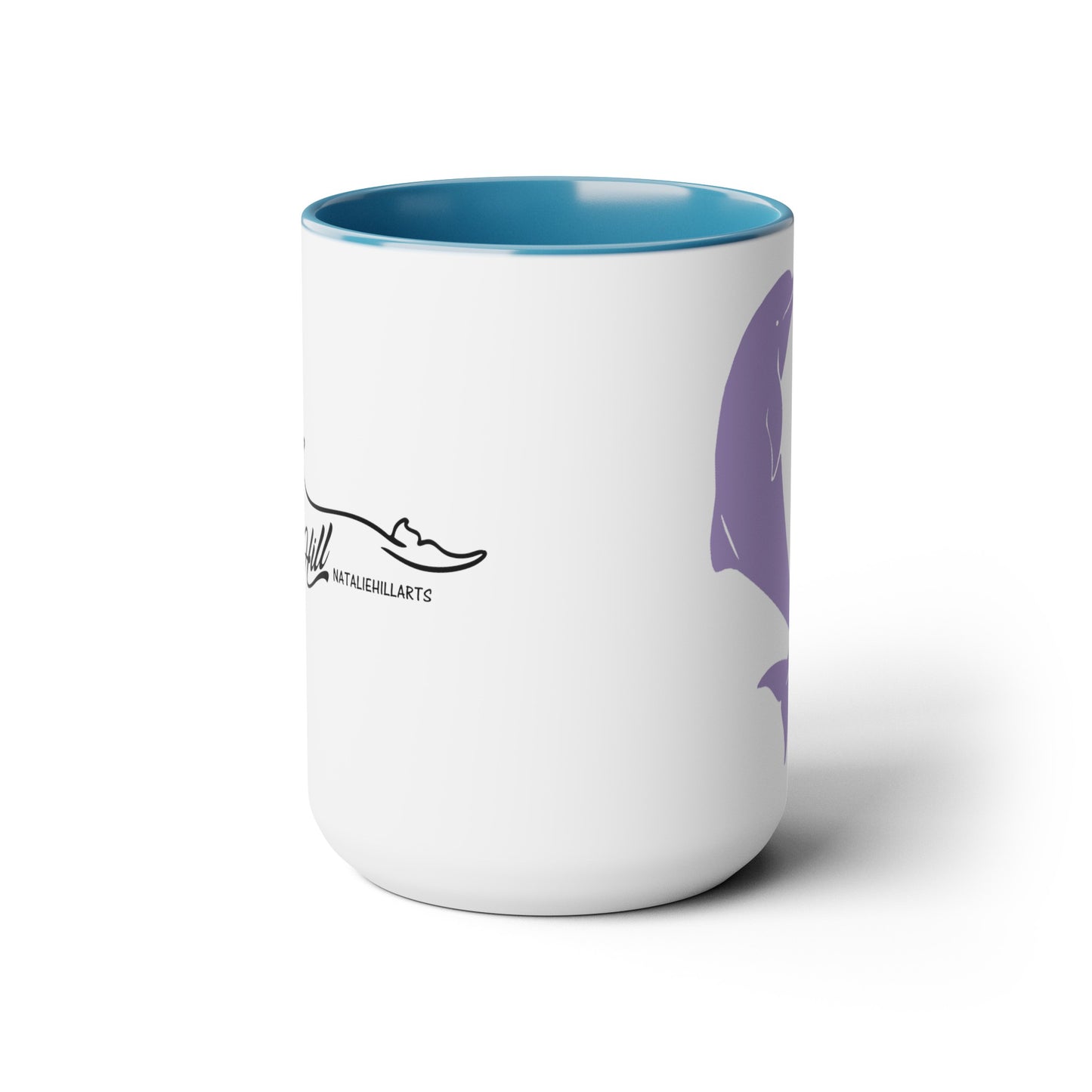 Cancer Research Two-Tone Coffee Mugs, 15oz