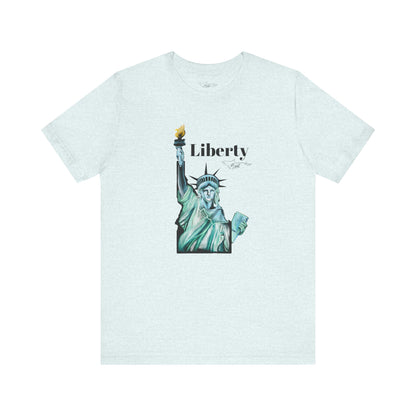 Idaho Statue of Liberty Unisex Jersey Short Sleeve Tee