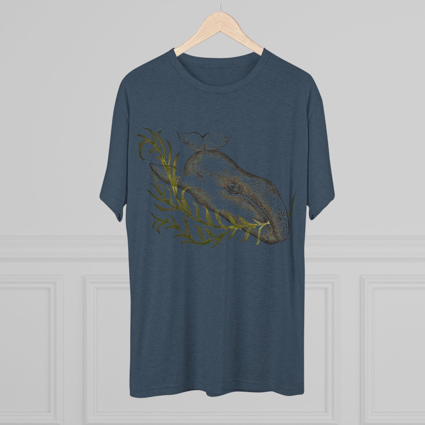 Grey Whale Unisex Tri-Blend Crew Tee