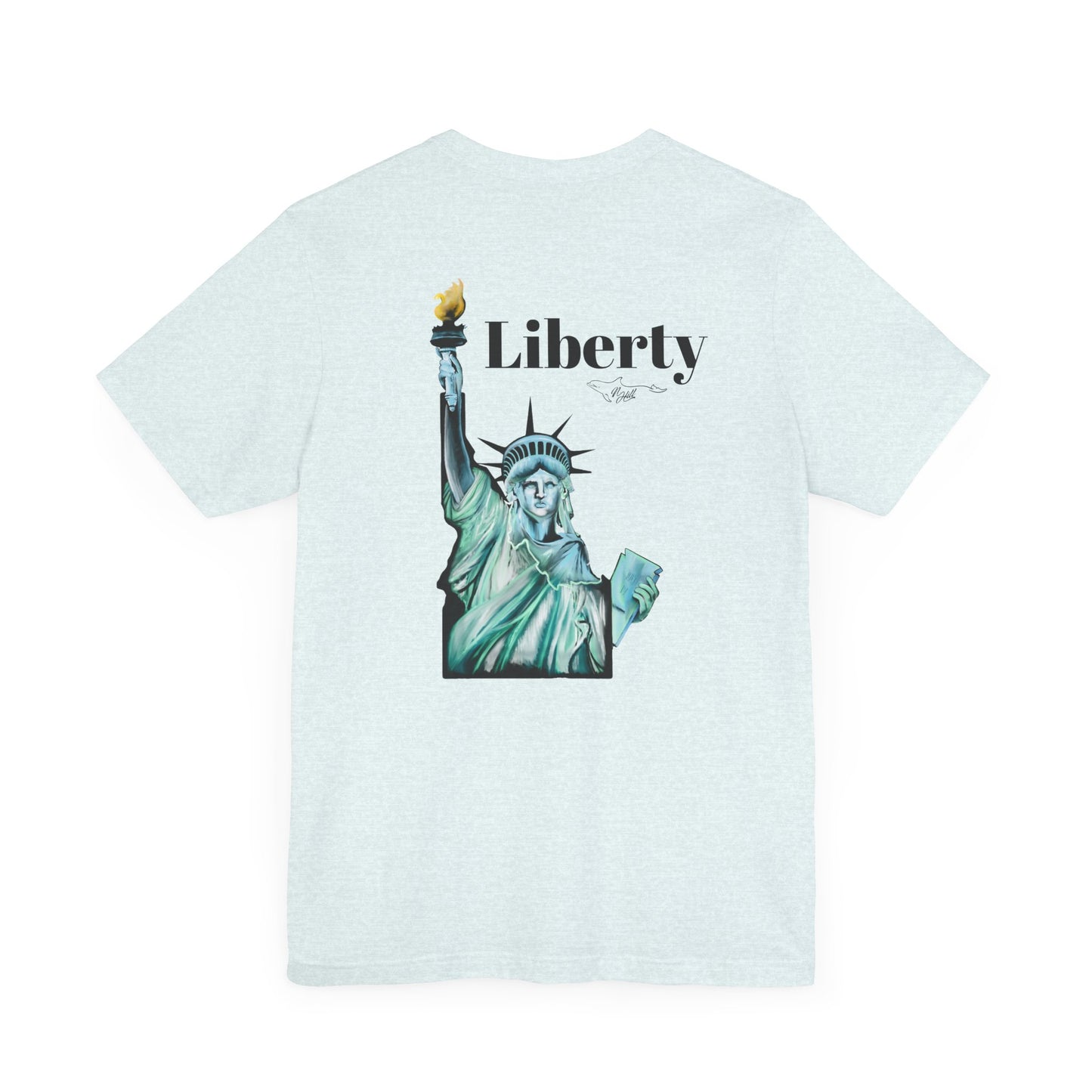 Idaho Statue of Liberty Unisex Jersey Short Sleeve Tee