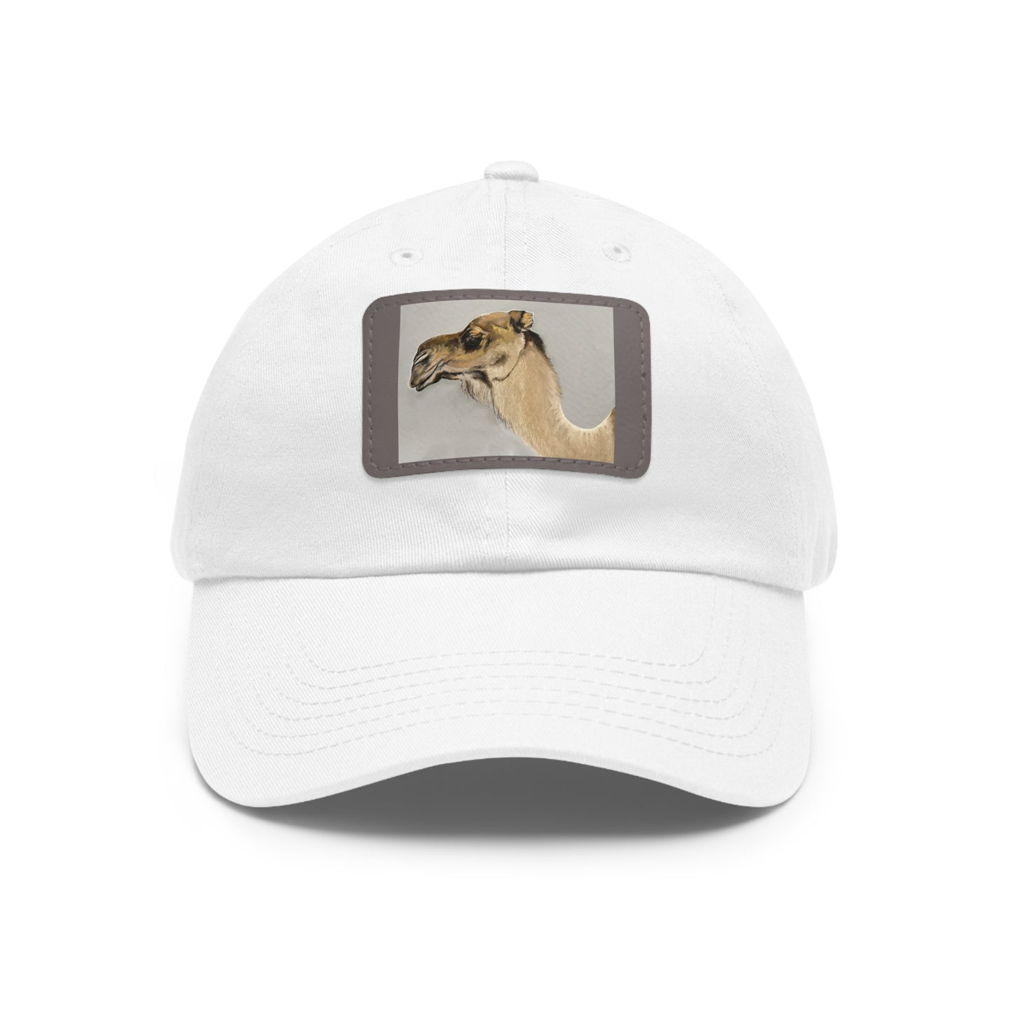 Clyde The Camel Hat with Leather Patch (Rectangle)