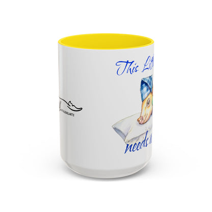 This Little Piggy needs a nap Accent Coffee Mug (11, 15oz)