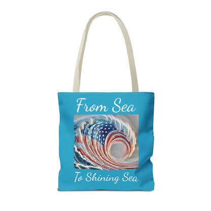 Flag Ocean Tote Bag (AOP)