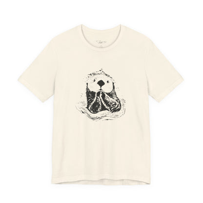 Praying Sea Otter Unisex Jersey Short Sleeve Tee