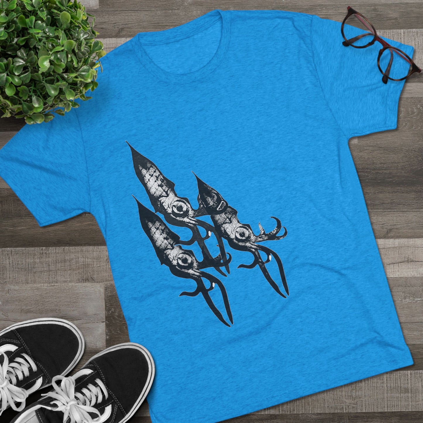 Squid Unisex Tri-Blend Crew Tee