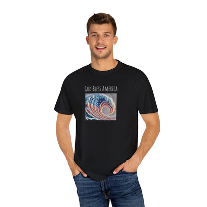 God Bless America Unisex Garment-Dyed T-shirt