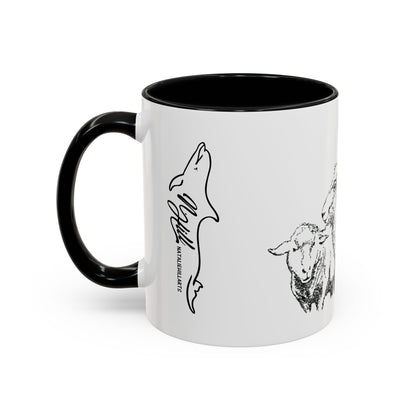 Get In The Heard Sheep Accent Coffee Mug (11, 15oz)
