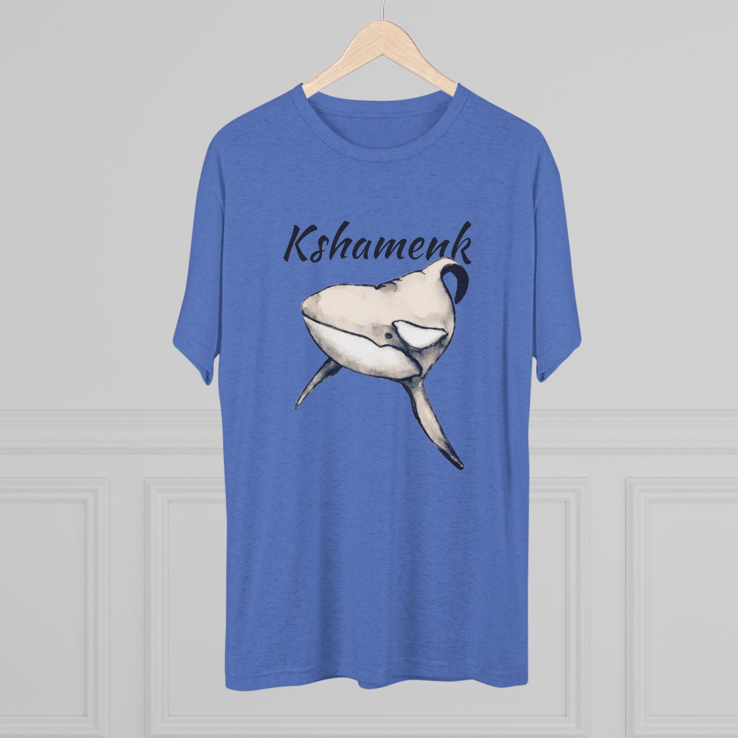 Kshamenk Orca Whale Unisex Tri-Blend Crew Tee