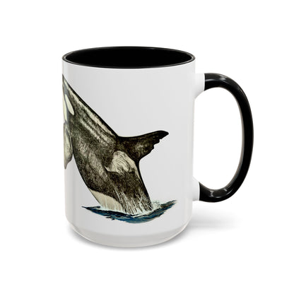 Chainsaw Orca Accent Coffee Mug (11, 15oz)