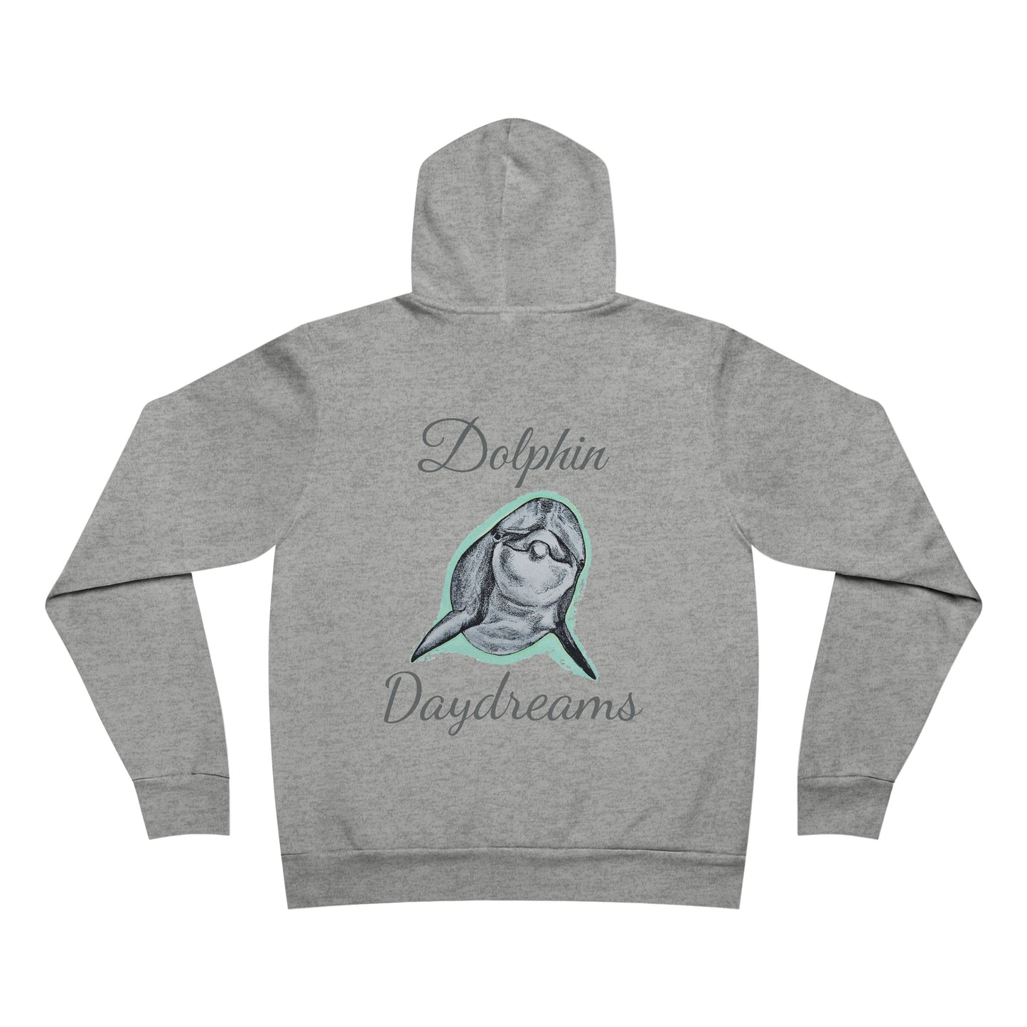 Dolphin Daydreams Unisex Sponge Fleece Pullover Hoodie