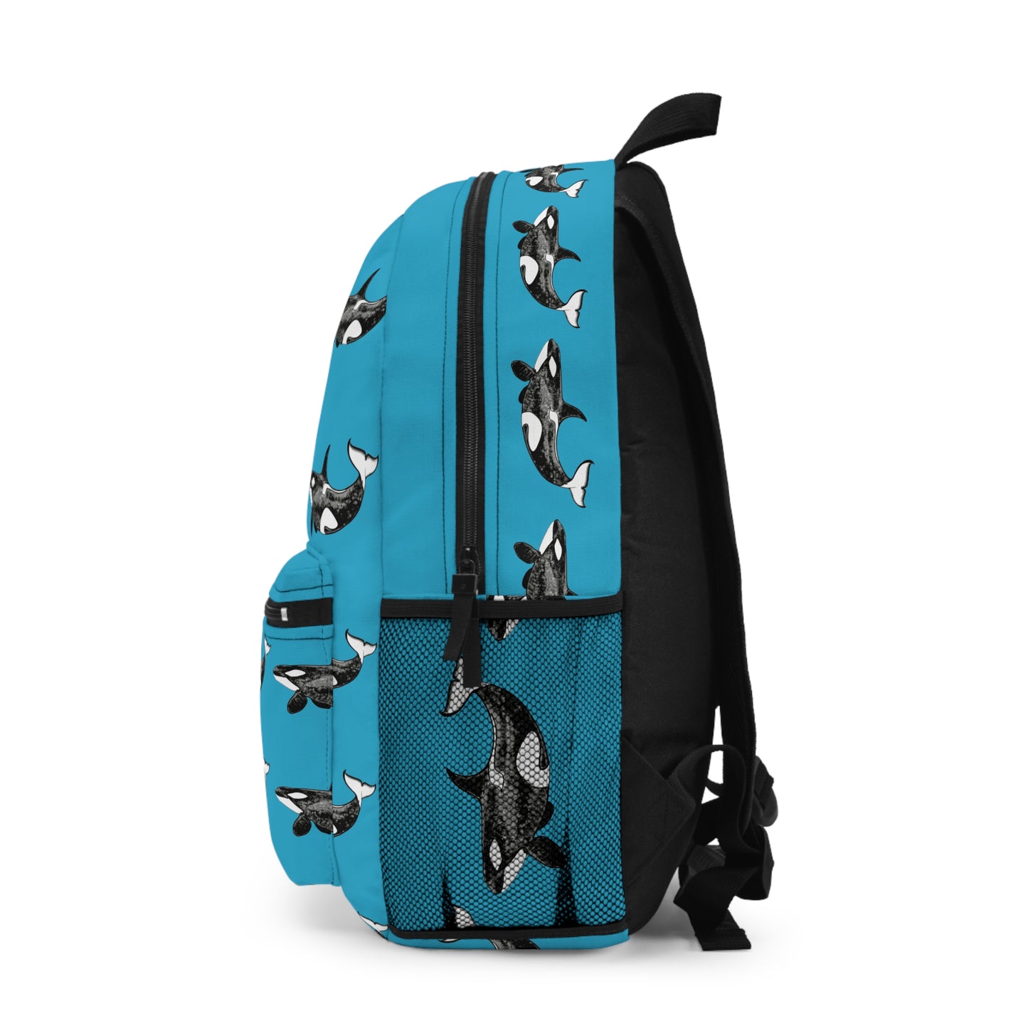 Orca Pattern Backpack