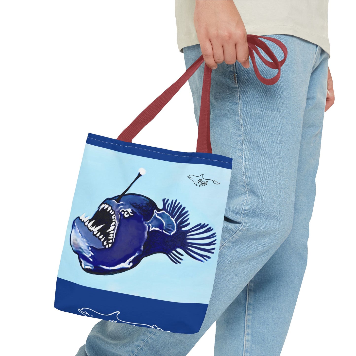 Angler Fish Tote Bag (AOP)