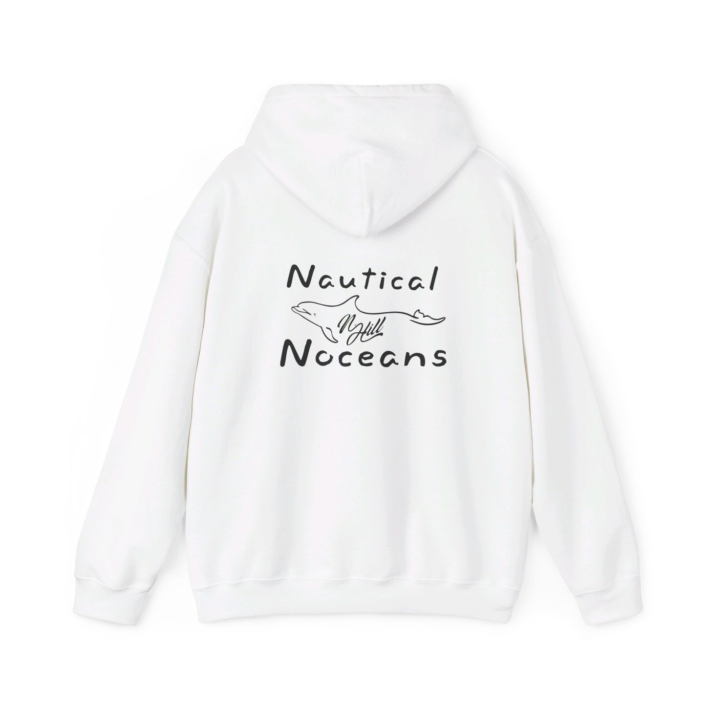 Natalie Hill Arts Nautical Noceans Unisex Heavy Blend™ Hooded Sweatshirt