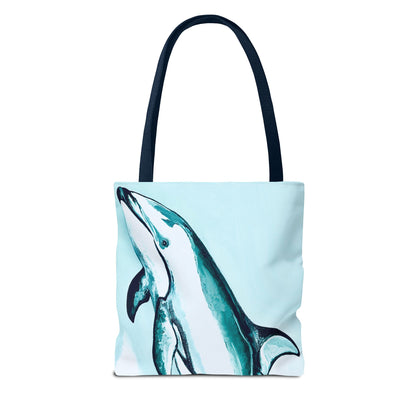 Pacific White Sided Dolphin Tote Bag (AOP)