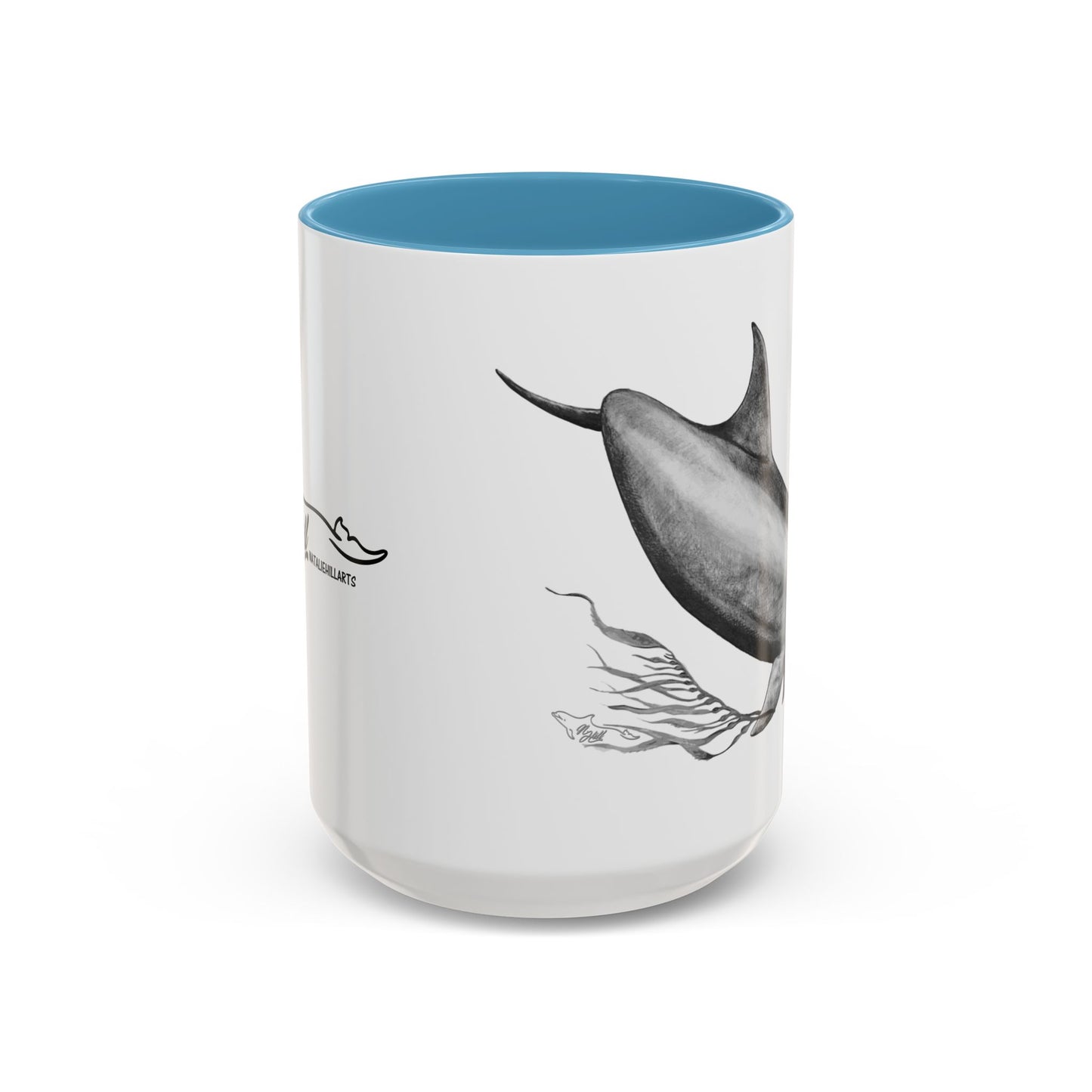 Dolphin Accent Coffee Mug, 11oz