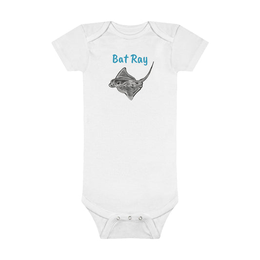 Sting Ray Bat Ray Onesie® Organic Baby Bodysuit