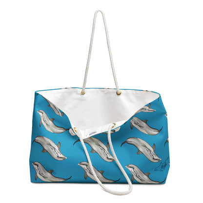 Dolphin Pattern Weekender Bag