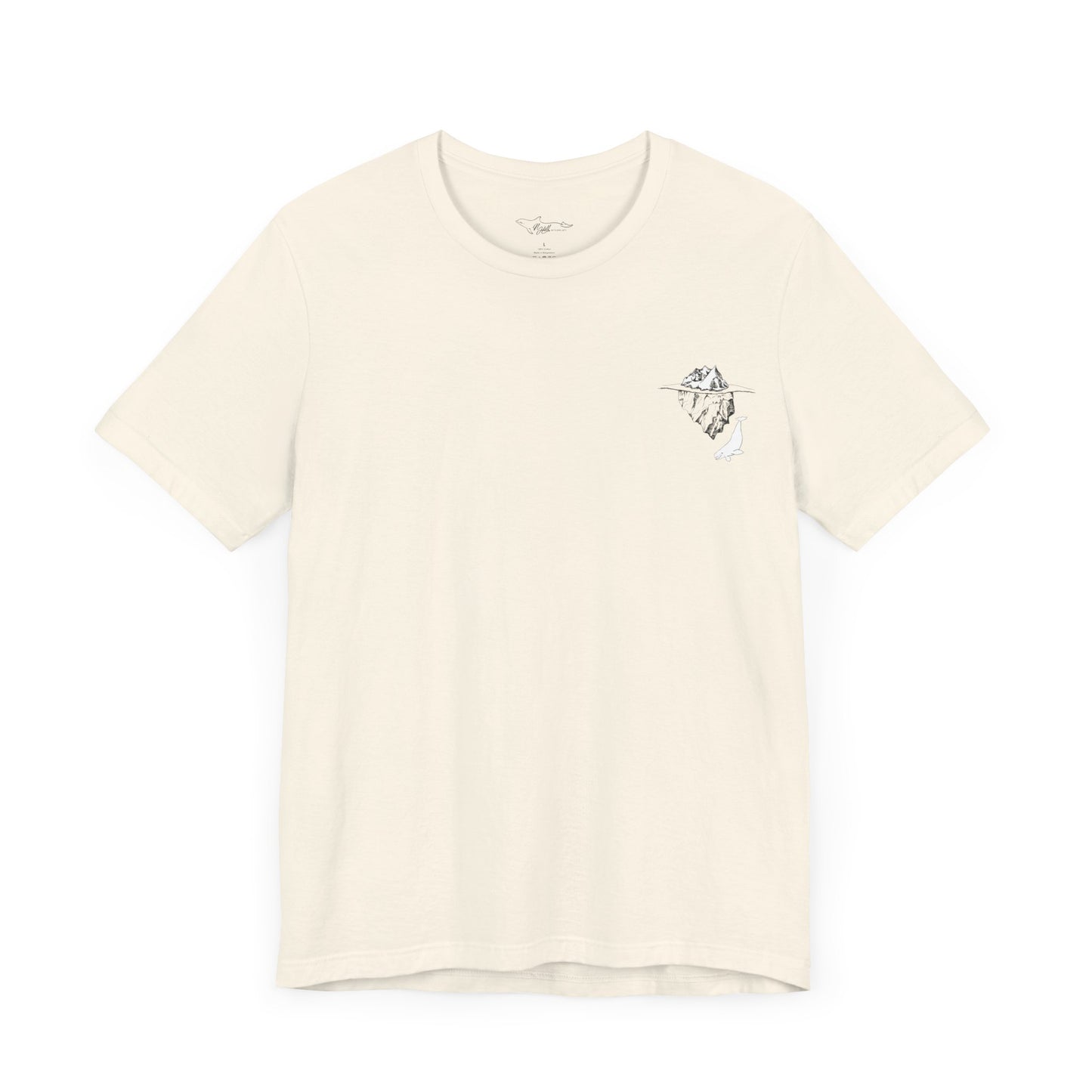 Beluga Whale Quarter Logo Unisex Jersey Short Sleeve Tee