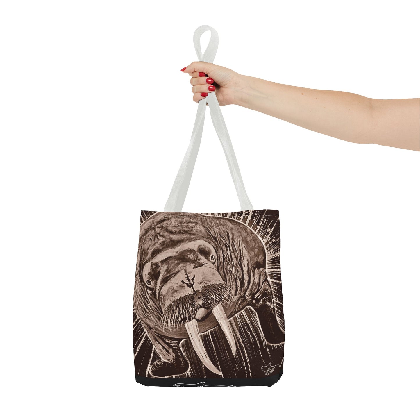 Stellar Walrus Tote Bag (AOP)