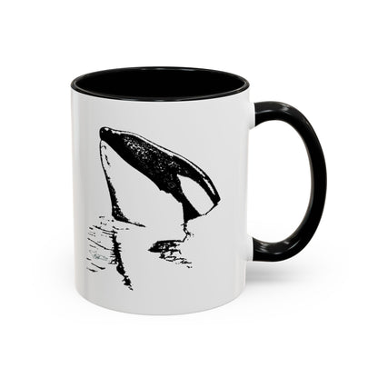 Tiki Treasure Orca Accent Coffee Mug, 11oz