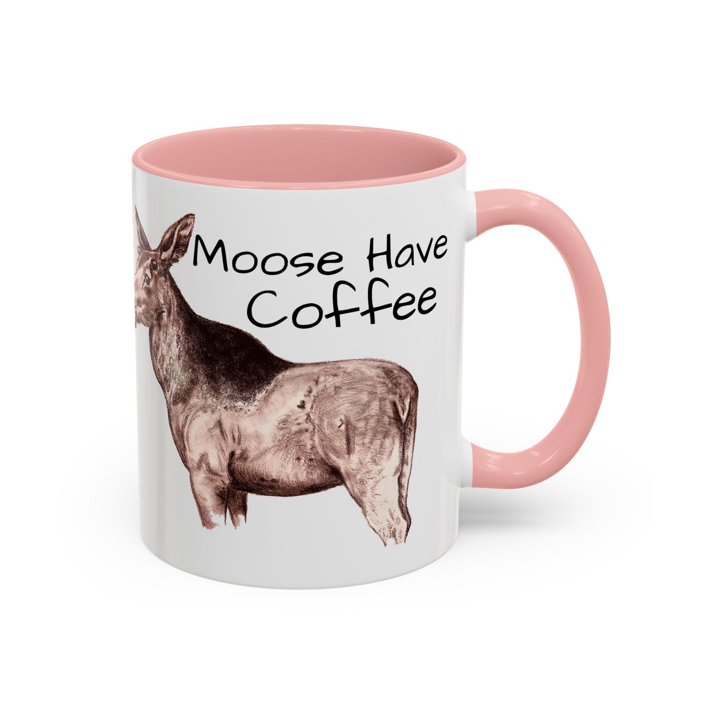 Moose Have Coffee Accent Coffee Mug (11, 15oz)